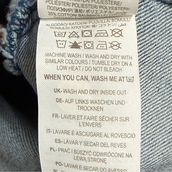 MINI BODEN CHAMBRAY BLUE JEAN DENIM OVERALL DRESS - Picture 6 of 6